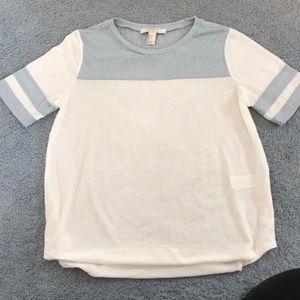 Forever 21 Contemporary Blue/White Varsity Tee